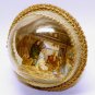 Vtg Nativity scene in plastic bubble vignette figurine Christmas