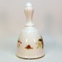 vtg Royal Albert Christmas table bell poinsettia porcelain England
