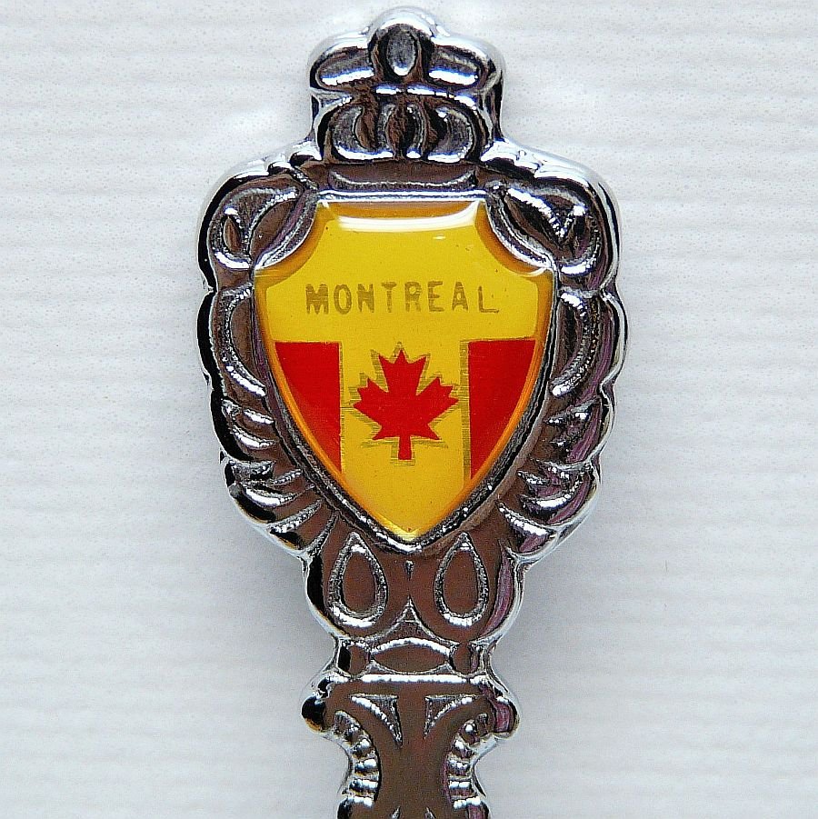 Vtg 5 collectible spoons souvenir Charlotte NC Massachusetts Texas