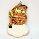 vtg Garfield angel ornament 1981 Enesco ceramic Christmas cloud cat vtg Garfield angel ornament 1981 Enesco ceramic Christmas cloud cat