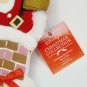 vtg Disney Mickey Mouse Santa ornament chimney fabric Christmas