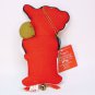 vtg Disney Mickey Mouse Santa ornament chimney fabric Christmas
