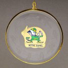 Hallmark Notre Dame fighting Irish ornament 2000 Christmas Collegiate QSR2284 acrylic