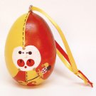 vtg jester handmade ornament Christmas egg shape signed mackenzie 1991