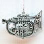 Old Forge Metals pewter horn ornament