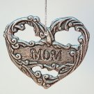 Carson pewter ornament Mom heart Christmas Carson pewter ornament Mom heart Christmas