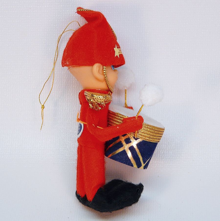 vtg little drummer boy ornament made in Japan Christmas