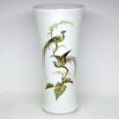 Vintage Flared Porcelain Vase made by Kaiser West Germany signed Sudsee Ho Ho fantasy birds