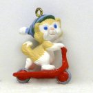 Vintage Hallmark miniature Kittens in Toyland 1989 QXM5612 Christmas Ornament 2 in series Vintage Hallmark miniature Kittens in Toyland 1989 QXM5612 Christmas Ornament 2 in series