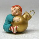 Vintage Hallmark miniature Load of Cheer elf Christmas Ornament 1989 QXM5745