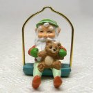 Vintage Hallmark Miniature Sharing a Ride Christmas Ornament 1989 QXM5765