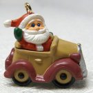 Vintage Hallmark Miniature Santa's Roadster Christmas Ornament 1989 QXM5665 Vintage Hallmark Miniature Santa's Roadster Christmas Ornament 1989 QXM5665