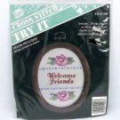 Cross Stitch Kit Welcome Friends by Banar Designs easy to do