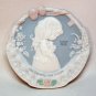 Precious Moments Easter 1996 mini collectible plate Wait Patiently Upon the Lord
