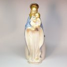 Vintage Artmark Madonna and Child Mary and Jesus Head Vase Japan Handpainted