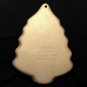 Brown Bag cookie mold Christmas Tree 1986 vintage