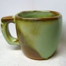 Vintage Frankoma Plainsman 7 oz Cup 5C Prairie Green Rutile a