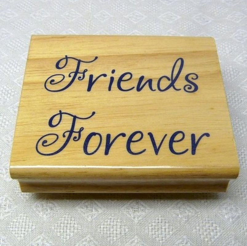 Rubber Stamp Friends Forever