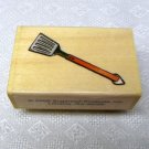 Sugarloaf Products Rubber Stamp Barbecue Tool Spatula CUTE Sugarloaf Products Rubber Stamp Barbecue Tool Spatula CUTE