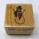 Rubber Stampede Delta Rubber Stamp Snowman Christmas