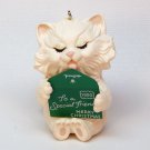 Vintage Hallmark 1990 Friendship Kitten QX4143 Christmas ornament