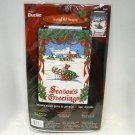 Bucilla Jeweled Wall Hanging Kit Christmas Holiday Tradition Season's Greetings Bucilla Jeweled Wall Hanging Kit Christmas Holiday Tradition Season's Greetings