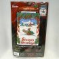 Bucilla Jeweled Wall Hanging Kit Christmas Holiday Tradition Season's Greetings