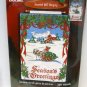 Bucilla Jeweled Wall Hanging Kit Christmas Holiday Tradition Season's Greetings