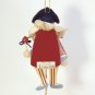 vintage pull string jester Midwest of Cannon Falls Christmas ornament