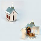 Hallmark 1996 Come All Ye Faithful church Christmas ornament QX6244 opens up