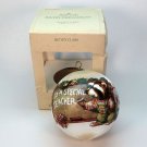 Vintage Hallmark QX2139 1979 Special Teacher ornament Betsey Clark raccoon satin ball