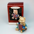 Vintage Hallmark Child Care Giver ornament 1994 QX5906 bear raccoon