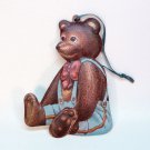Department 56 Dept 56 bear tin ornament Christmas