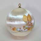 vintage Hallmark Betsey Clark # 7 Christmas ornament 1979 QX2019 satin ball