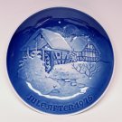 Vtg 1975 B&G Copenhagen plate Christmas at the Old Water Mill Bing and Grondahl