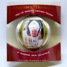 vtg Pope John Paul II gives his blessing ornament Christmas1980 Bradford Novelty satin pkg vtg Pope John Paul II gives his blessing ornament Christmas1980 Bradford Novelty satin pkg