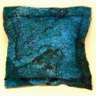 Artisan felted fabric balsam pillow fulled fabric wool handmade small Artisan felted fabric balsam pillow fulled fabric wool handmade small