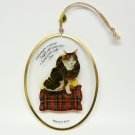 Marjolein Bastin cat light catcher Christmas ornament 1997 Avon Marjolein Bastin cat light catcher Christmas ornament 1997 Avon