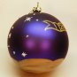 Large glass hand painted Nativity Christmas ornament