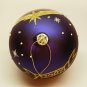 Large glass hand painted Nativity Christmas ornament