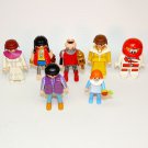 Lot of 7 Vintage Playmobil Geobra Lego Duplo figurines