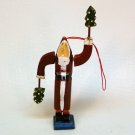 Vintage Old World Santa Christmas ornament wood Vintage Old World Santa Christmas ornament wood