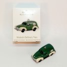 Hallmark Mama's Delivery Van small Christmas ornament QXG4571 2012