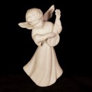 Vintage Napco figurine angel with mandolin Japan white bisque