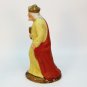 Vtg standing King Wise Man Nativity 4-3/4" h figurine paper mache Germany