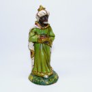 Vtg standing King Wise Man Nativity 4-1/2" h figurine paper mache Italy