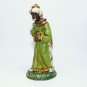 Vtg standing King Wise Man Nativity 4-1/2" h figurine paper mache Italy