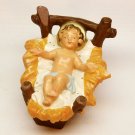 Vintage Infant Jesus Nativity figurine paper mache Italy