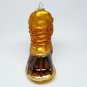Old World Christmas Snow boot glass ornament OWC