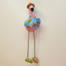 Cool flamino with dangle legs Christmas ornament